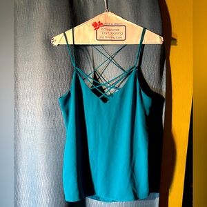 Express Teal Cami Tank Top